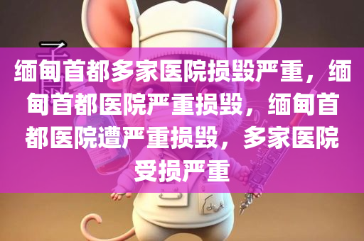 缅甸首都多家医院损毁严重，缅甸首都医院严重损毁，缅甸首都医院遭严重损毁，多家医院受损严重