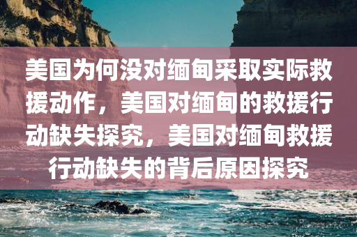 美国为何没对缅甸采取实际救援动作，美国对缅甸的救援行动缺失探究，美国对缅甸救援行动缺失的背后原因探究