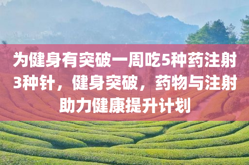 为健身有突破一周吃5种药注射3种针，健身突破，药物与注射助力健康提升计划，药物与注射助力健身突破，健康提升计划一周方案