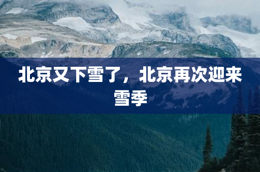 北京又下雪了，北京再次迎来雪季，北京再次迎来雪季纷飞的美景