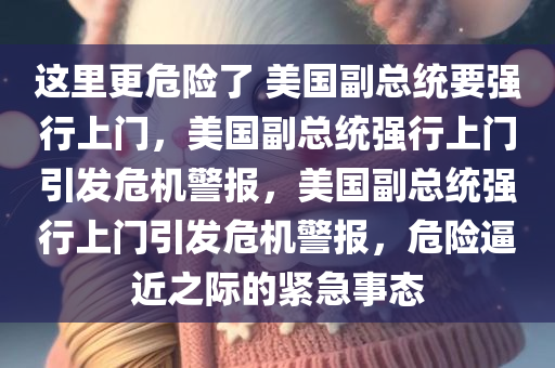 这里更危险了 美国副总统要强行上门，美国副总统强行上门引发危机警报，美国副总统强行上门引发危机警报，危险逼近之际的紧急事态