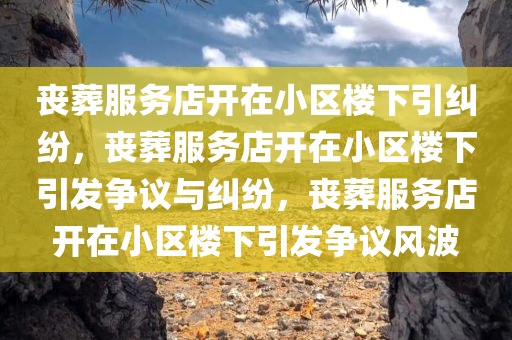 丧葬服务店开在小区楼下引纠纷，丧葬服务店开在小区楼下引发争议与纠纷，丧葬服务店开在小区楼下引发争议风波