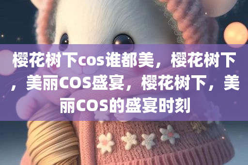 樱花树下cos谁都美，樱花树下，美丽COS盛宴，樱花树下，美丽COS的盛宴时刻