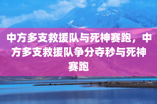 中方多支救援队与死神赛跑，中方多支救援队争分夺秒与死神赛跑