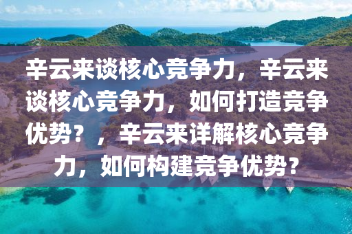 辛云来谈核心竞争力，辛云来谈核心竞争力，如何打造竞争优势？，辛云来详解核心竞争力，如何构建竞争优势？