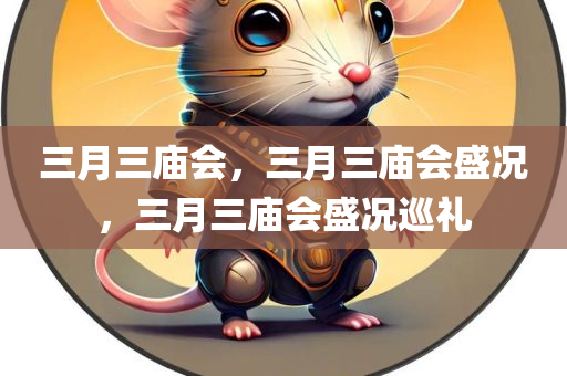 三月三庙会，三月三庙会盛况，三月三庙会盛况巡礼