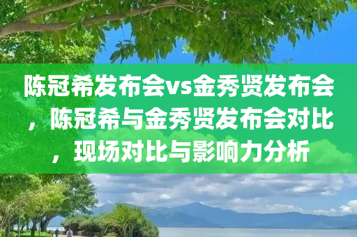 陈冠希发布会vs金秀贤发布会，陈冠希与金秀贤发布会对比，现场对比与影响力分析