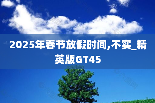 2025年春节放假时间,不实_精英版GT45