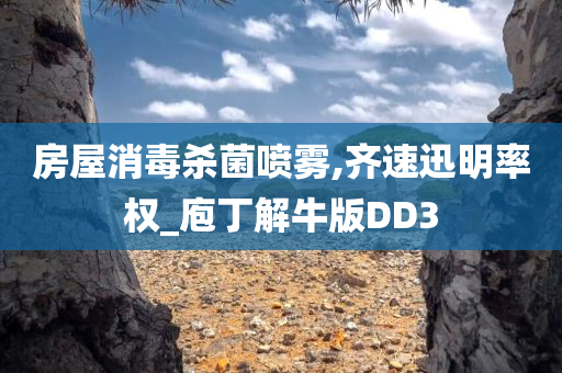 房屋消毒杀菌喷雾,齐速迅明率权_庖丁解牛版DD3