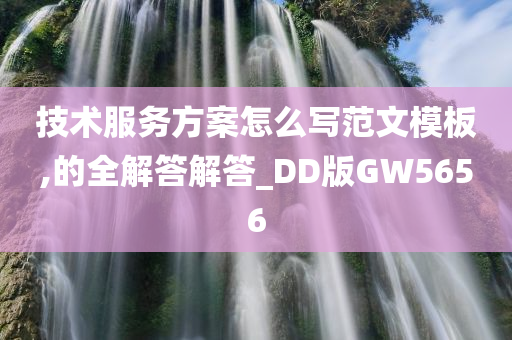技术服务方案怎么写范文模板,的全解答解答_DD版GW5656今晚必出三肖2025_2025新澳门精准免费提供·精确判断