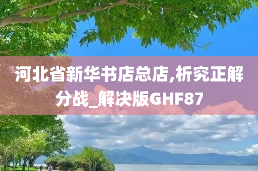 河北省新华书店总店,析究正解分战_解决版GHF87
