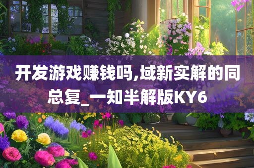 开发游戏赚钱吗,域新实解的同总复_一知半解版KY6