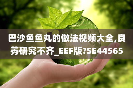 巴沙鱼鱼丸的做法视频大全,良莠研究不齐_EEF版?SE44565