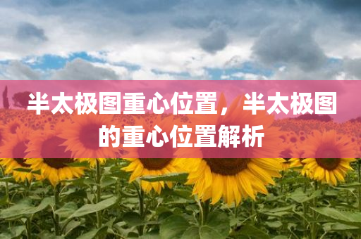 半太极图重心位置，半太极图的重心位置解析