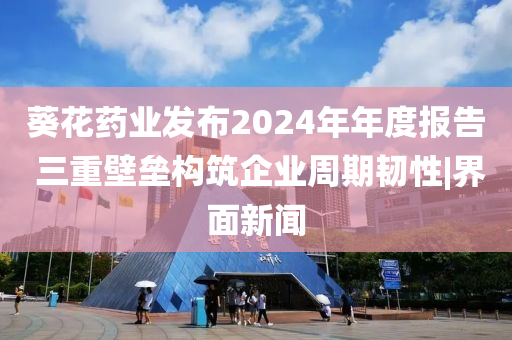 葵花药业发布2024年年度报告 三重壁垒构筑企业周期韧性|界面新闻
