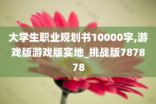 大学生职业规划书10000字,游戏版游戏版实地_挑战版787878