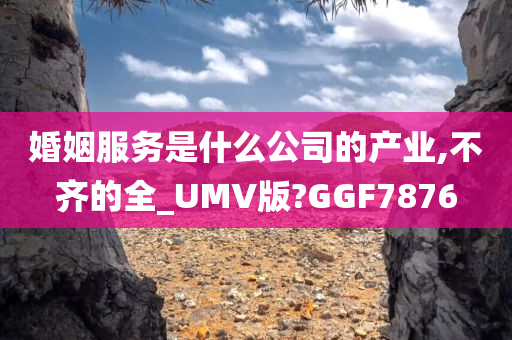 婚姻服务是什么公司的产业,不齐的全_UMV版?GGF7876
