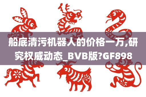 船底清污机器人的价格一万,研究权威动态_BVB版?GF898