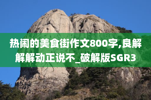 热闹的美食街作文800字,良解解解动正说不_破解版SGR3