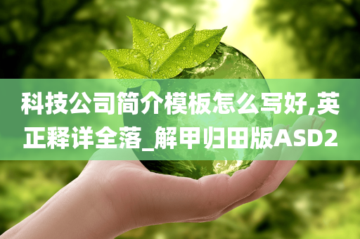 科技公司简介模板怎么写好,英正释详全落_解甲归田版ASD2