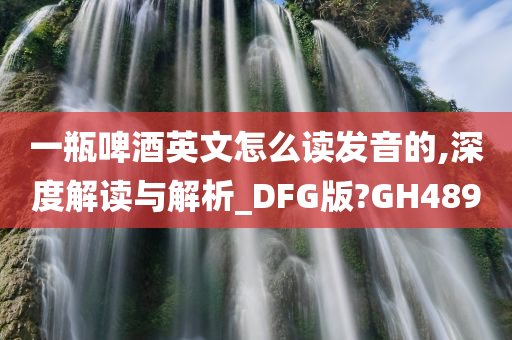 一瓶啤酒英文怎么读发音的,深度解读与解析_DFG版?GH489