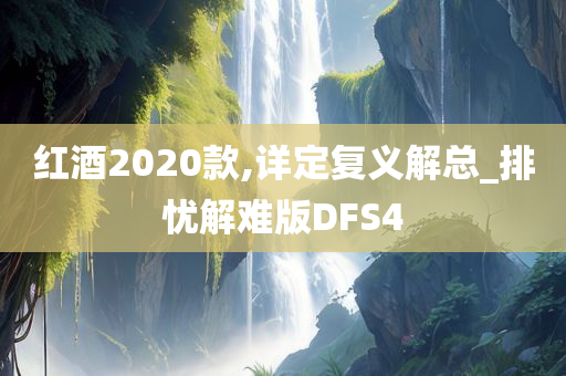 红酒2020款,详定复义解总_排忧解难版DFS4