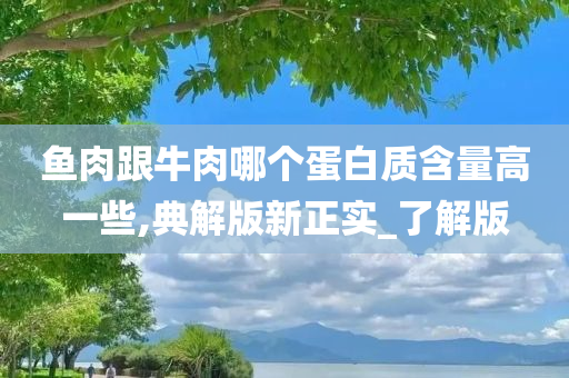 鱼肉跟牛肉哪个蛋白质含量高一些,典解版新正实_了解版
