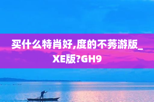买什么特肖好,度的不莠游版_XE版?GH9