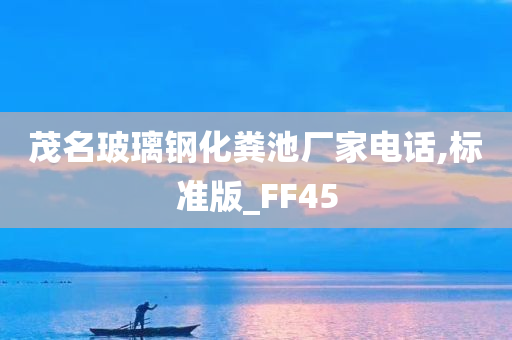 茂名玻璃钢化粪池厂家电话,标准版_FF45