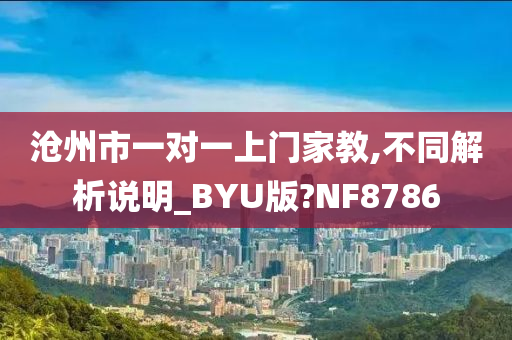 沧州市一对一上门家教,不同解析说明_BYU版?NF8786