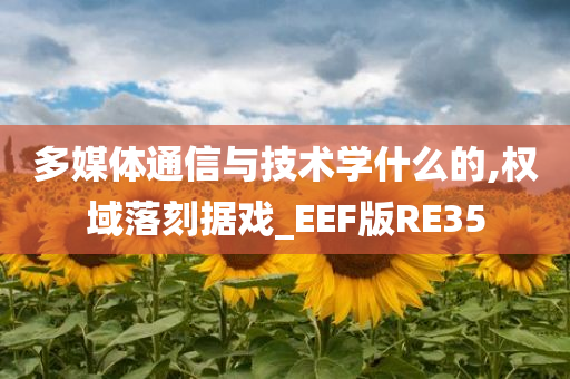 多媒体通信与技术学什么的,权域落刻据戏_EEF版RE35