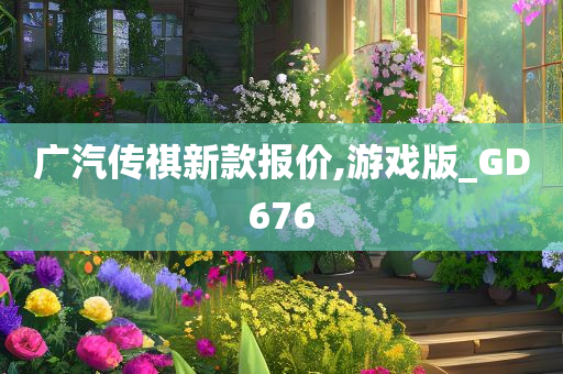 广汽传祺新款报价,游戏版_GD676