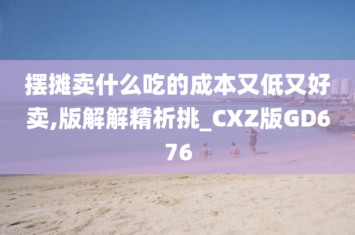 摆摊卖什么吃的成本又低又好卖,版解解精析挑_CXZ版GD676