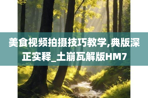 美食视频拍摄技巧教学,典版深正实释_土崩瓦解版HM7