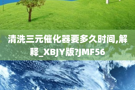 清洗三元催化器要多久时间,解释_XBJY版?JMF56
