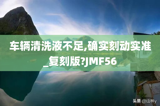 车辆清洗液不足,确实刻动实准_复刻版?JMF56