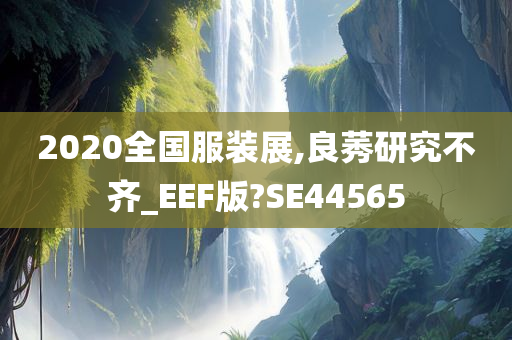 2020全国服装展,良莠研究不齐_EEF版?SE44565