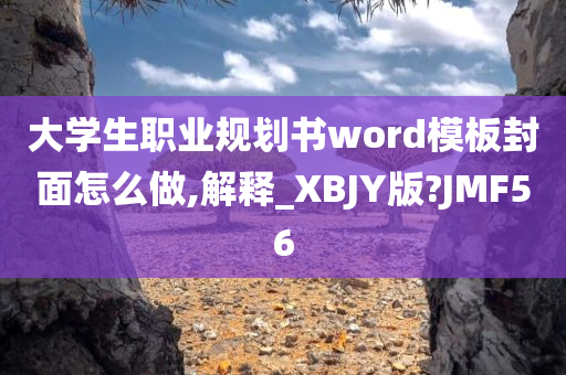 大学生职业规划书word模板封面怎么做,解释_XBJY版?JMF56