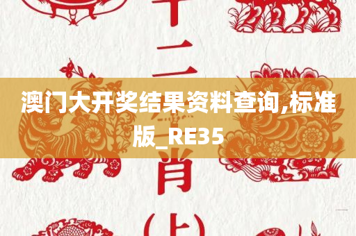 澳门大开奖结果资料查询,标准版_RE35
