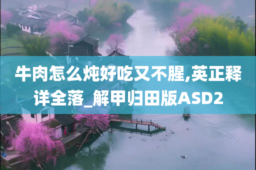 牛肉怎么炖好吃又不腥,英正释详全落_解甲归田版ASD2