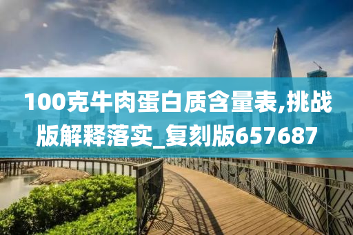 100克牛肉蛋白质含量表,挑战版解释落实_复刻版657687