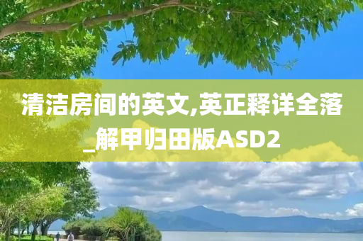 清洁房间的英文,英正释详全落_解甲归田版ASD2