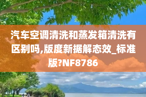 汽车空调清洗和蒸发箱清洗有区别吗,版度新据解态效_标准版?NF8786