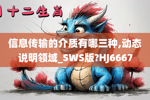信息传输的介质有哪三种,动态说明领域_SWS版?HJ6667