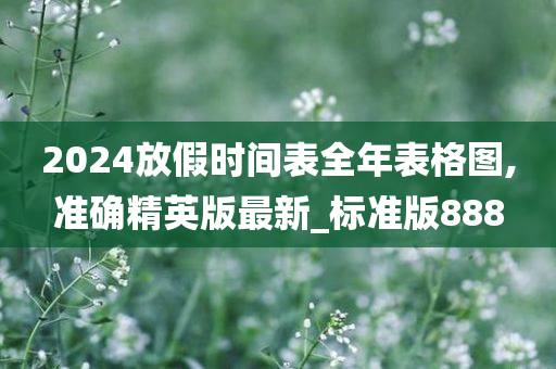 2024放假时间表全年表格图,准确精英版最新_标准版888