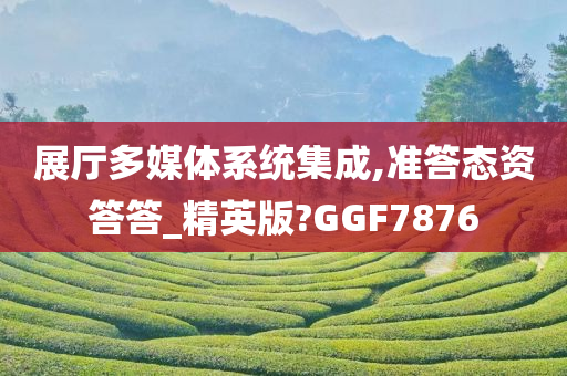 展厅多媒体系统集成,准答态资答答_精英版?GGF7876