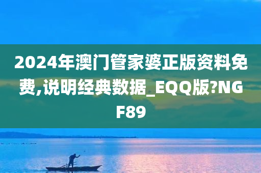 2024年澳门管家婆正版资料免费,说明经典数据_EQQ版?NGF89