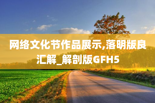 网络文化节作品展示,落明版良汇解_解剖版GFH5