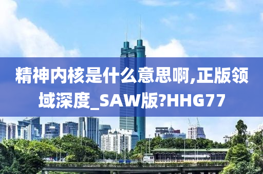 精神内核是什么意思啊,正版领域深度_SAW版?HHG77