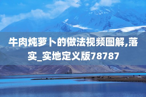 牛肉炖萝卜的做法视频图解,落实_实地定义版78787